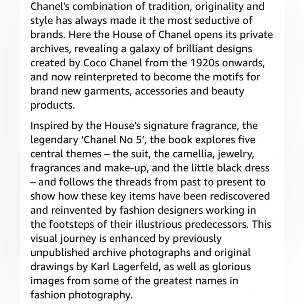 Chanel Coffee Table Book Hardcover Authentic - Picture 10 of 11